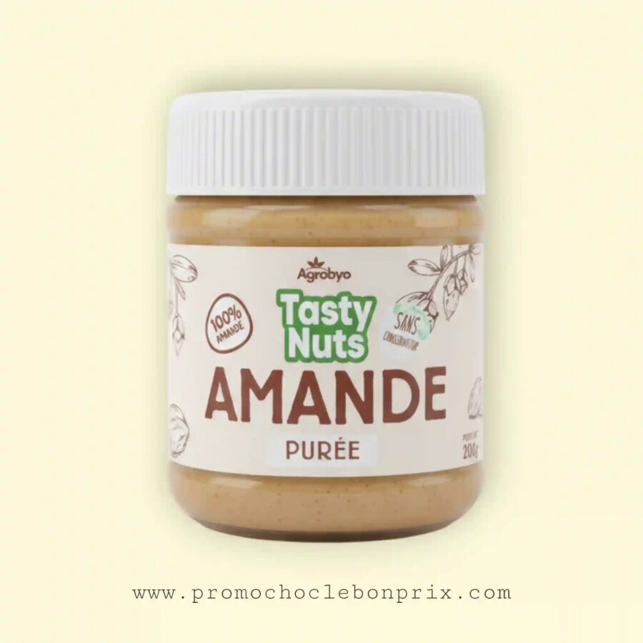 2025/09/1000145481.jpg TASTY NUTS PURÉE D'AMANDE 200G SANS GLUTEN SANS SUCRE – Image 1