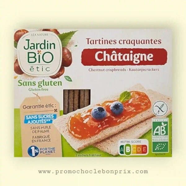 JARDIN BIO ETIC TARTINES CRAQUANTES CHÂTAIGNE 🌰
