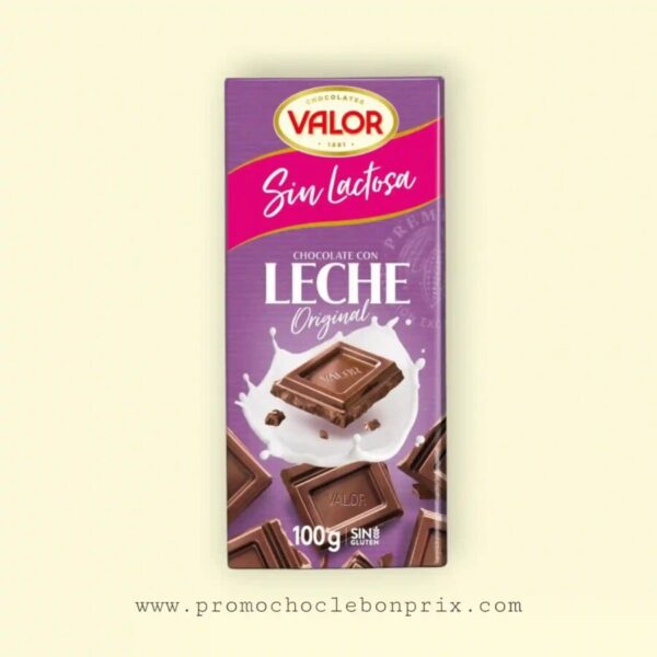VALOR CHOCOLAT SANS LACTOSE SANS GLUTEN