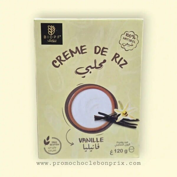 BIOPF CREME DE RIZ VANILLE