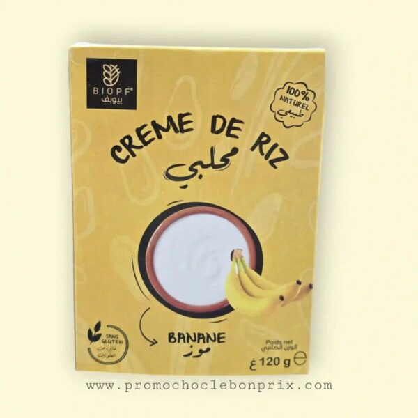 BIOPF CREME DE RIZ BANANE 120G
