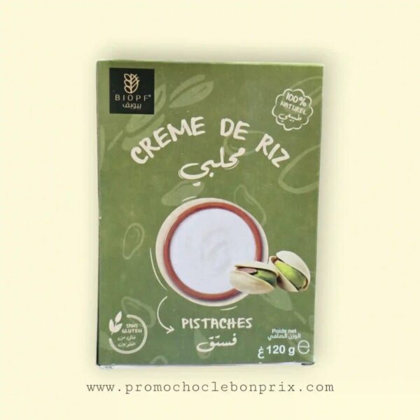 BIOPF CREME DE RIZ PISTACHE