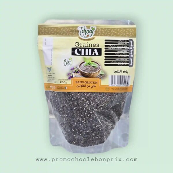 TEBNAJ GRAINS DE CHIA 250G