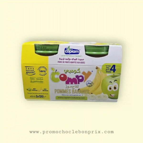 COMPY COMPOTE T2 POMMES BANANE