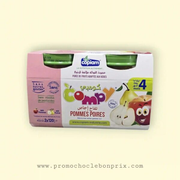 COMPY COMPOTE T2 POMME POIRE