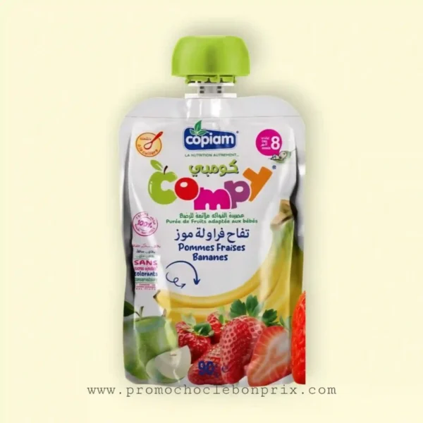 COPIAM COMPY COMPOTE GOURDE POMME BANANE