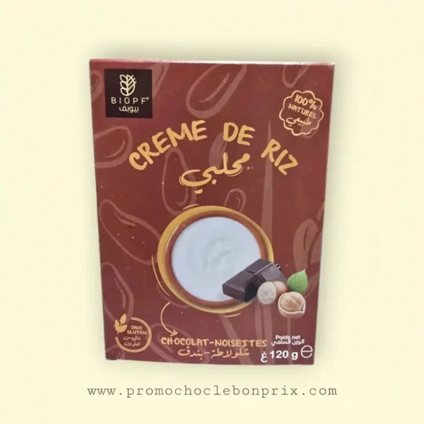 BIOPF CREME DE RIZ CHOCOLAT NOISETTES