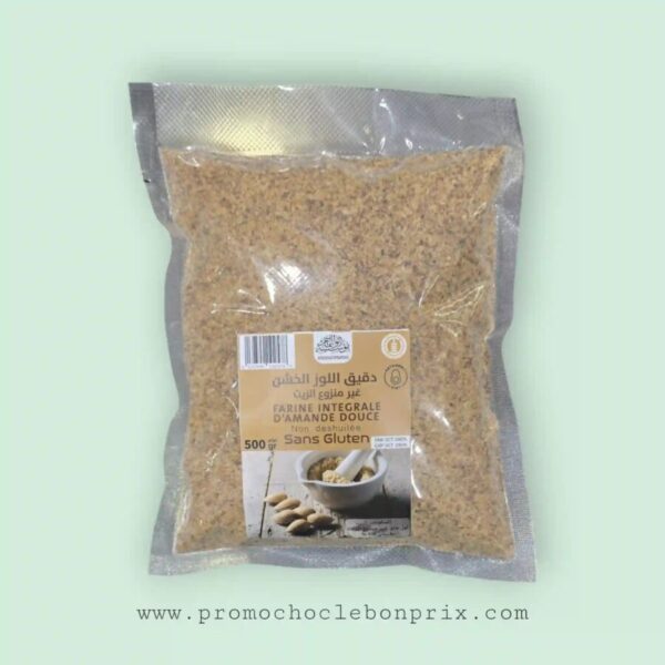 ABOU AL-QASIM FARINE INTÉGRALE D'AMANDE 500G KETO