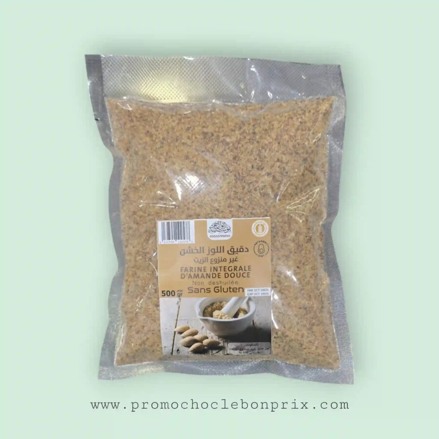 2025/11/1000138818.jpg ABOU AL-QASIM FARINE INTÉGRALE D'AMANDE 500G KETO – Image 1