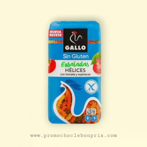 GALLO SIN GLUTEN HELICES PATE COLORÉ