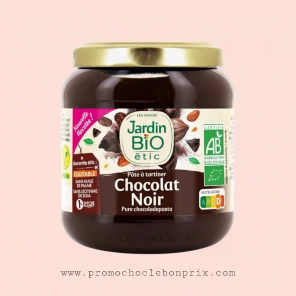 JARDIN BIO ETIC PATE A TARTINER CHOCOLAT NOIR