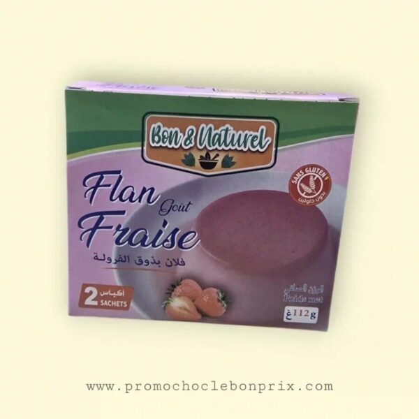 BON&NATUREL FLAN FRAISE