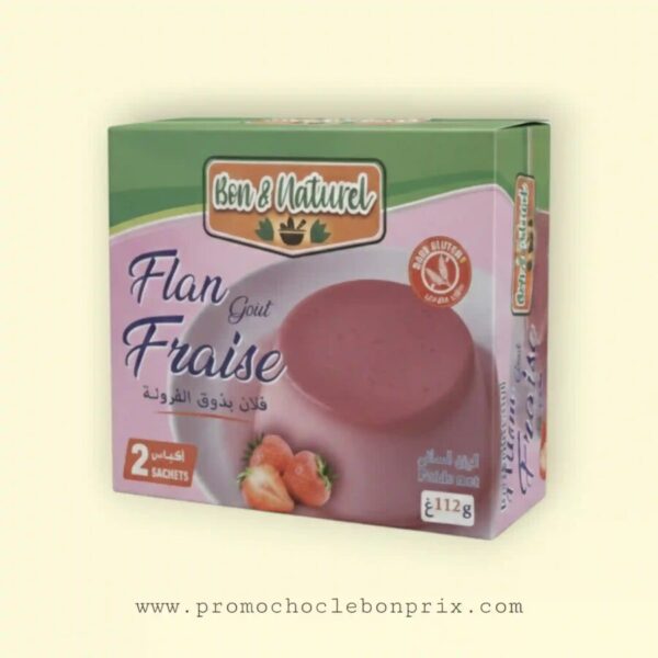 BON&NATUREL FLAN FRAISE