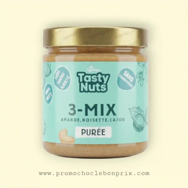TASTY NUTS 3 MIX AMANDE NOISETTE CAJOU 350G