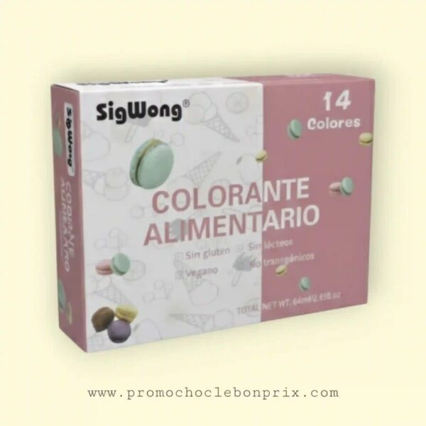 SIG WONG COLORANT ALIMENTAIRE SANS GLUTEN