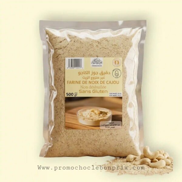 ABOU AL-QASIM FARINE DE NOIX DE CAJOU 500G