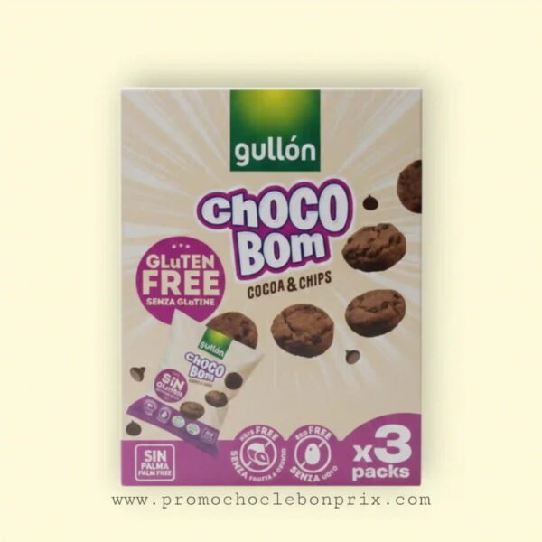 GULLON CHOCO BOM GLUTEN FREE PACKS 3