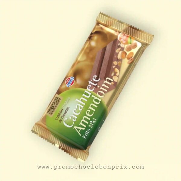 HACENDADO CHOCOLAT CACAHUÈTE AMANDES MIEL 250G