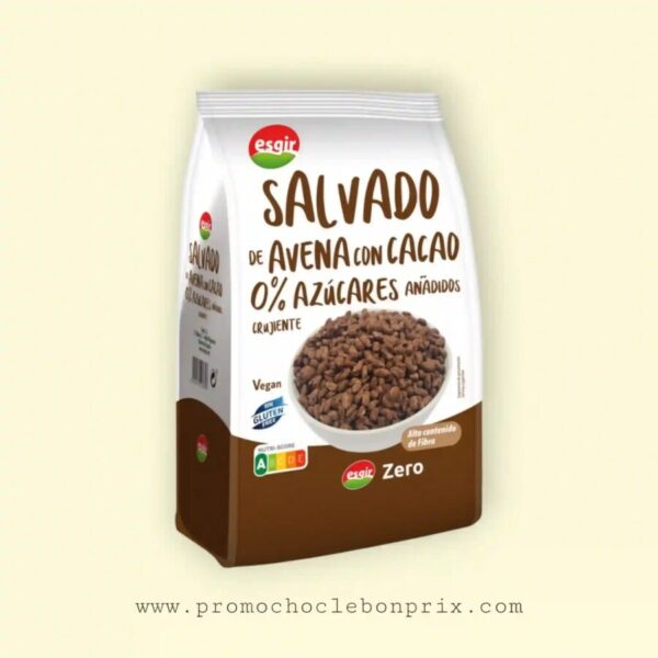 ESGIR CEREAL SALVADO AVOINE CACAO SANS SUCRE SANS GLUTEN