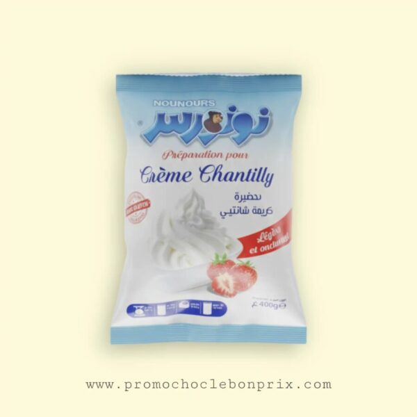 NOUNOURS CREME CHANTILLY 400G SANS GLUTEN