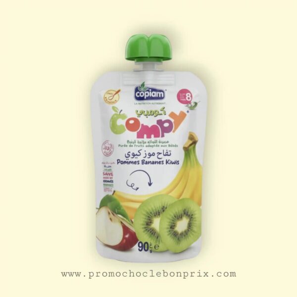 COPIAM COMPY COMPOTE GOURDE POMME BANANE KIWI