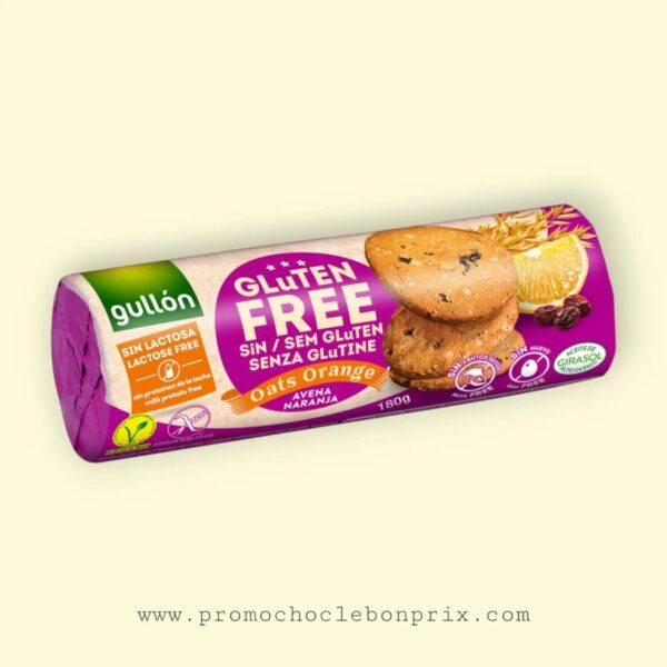 GULLON SANS GLUTEN OATS ORANGE