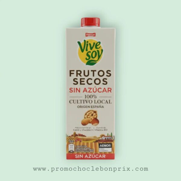 PASCUAL VIVE SOY LAIT DE FRUITS SEC AMANDE NOISETTE NOIX SANS SUCRE