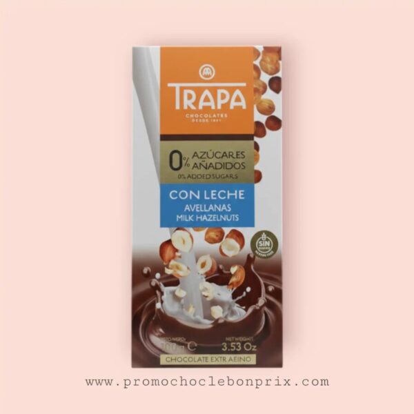 TRAPA CHOCOLAT 0% SUCRE NOISETTES