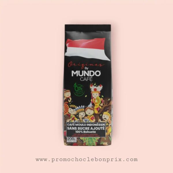 MUNDO CAFE INDONESIEN SANS SUCRE 200G ROBUSTA