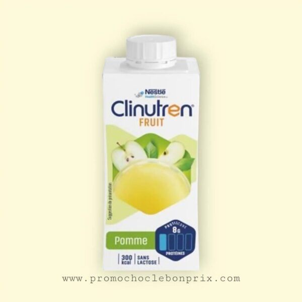 NESTLE CLINUTREN FRUIT JUS FRAMBOISE POMME SANS LACTOSE