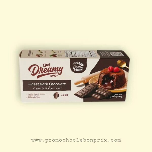 DREAMY CHEF NOIR CHOCOLATE T4 400G