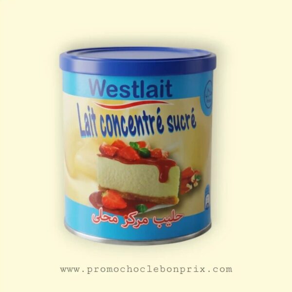 WESLAIT LAIT CONCENTRÉ SUCRÉ CONTIEN DU GLUTEN