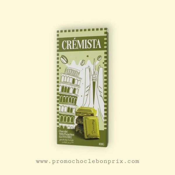 CRÉMISTA  CHOCOLAT PISTACHO 100G