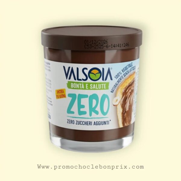 VALSOIA ZERO SANS LACTOSE SANS UCRE SANS GLUTEN