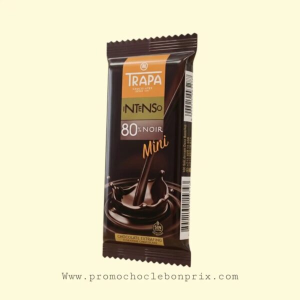 TRAPA CHOCOLAT MINI SANS SUCRE 80%