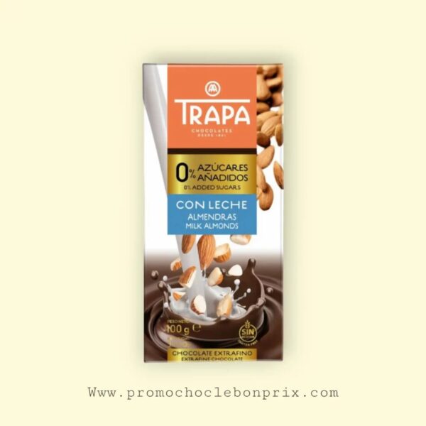 TRAPA CHOCOLAT SANS SUCRE AMANDES