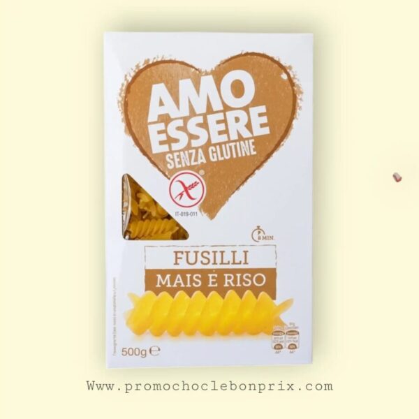AMO ESSERE PATE SANS GLUTEN 500G FUSILLI