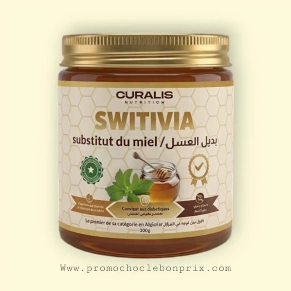 SWITIVIA SUBSTITUE DU MIEL A BASE STEVIA  100G