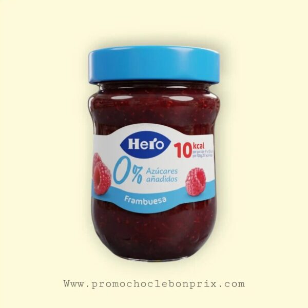 HERO CONFITURES FRAMBOISE SANS SUCRE