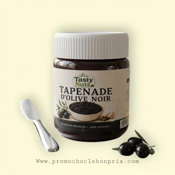 TASTY NUTS TAPENADE 180G OLIVE NOIR SANS GLUTEN