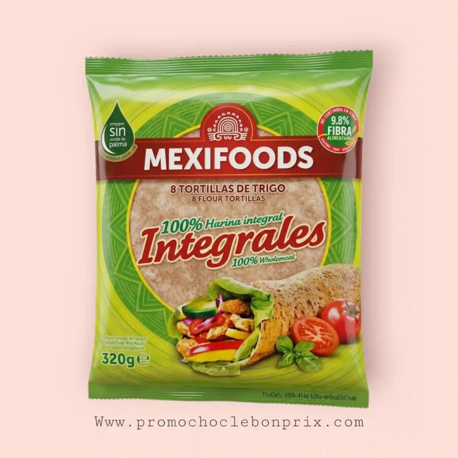 2026/06/1000221690.jpg MEXIFOODS TORTILLA 100% FARINE INTERGAL 320G – Image 1
