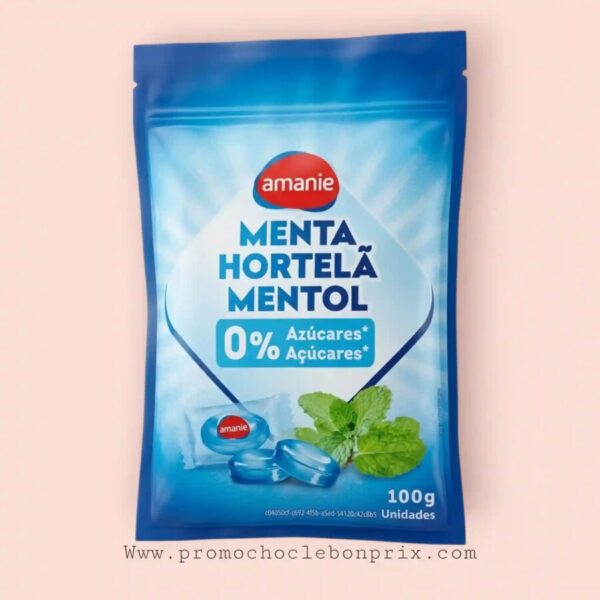 AMANIE BONBON SANS SUCRE 100G MENTOL