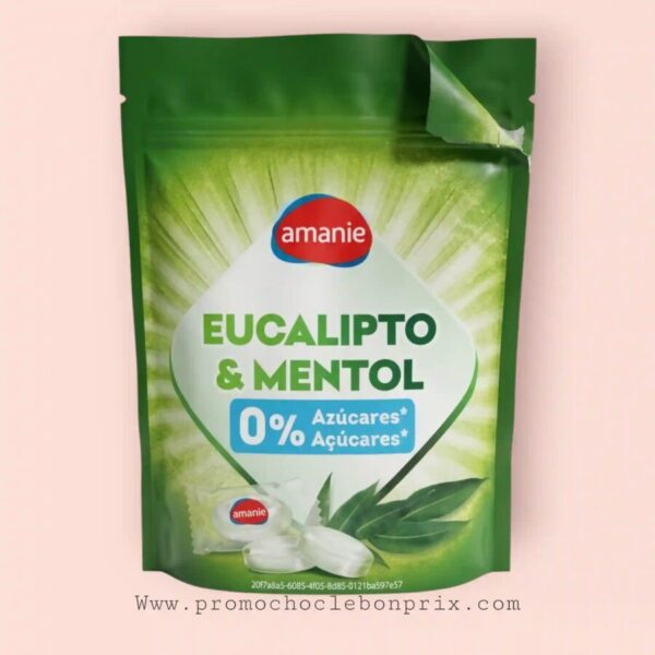 AMANIE BONBON SANS SUCRE 100G EUCALYPTUS MENTHE