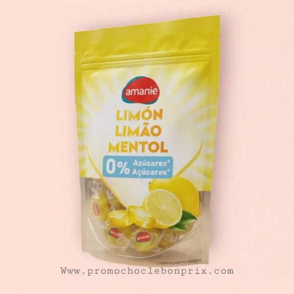 AMANIE BONBON SANS SUCRE 100G CITRON MENTHOL