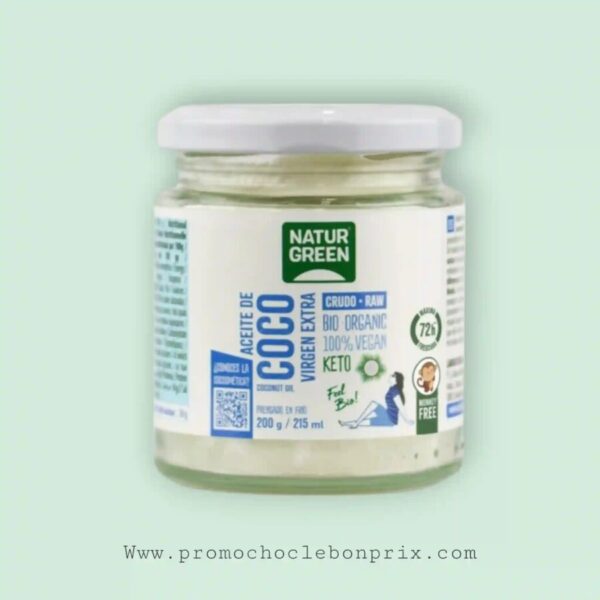 NATUR GREEN HUILE DE COCO 200G