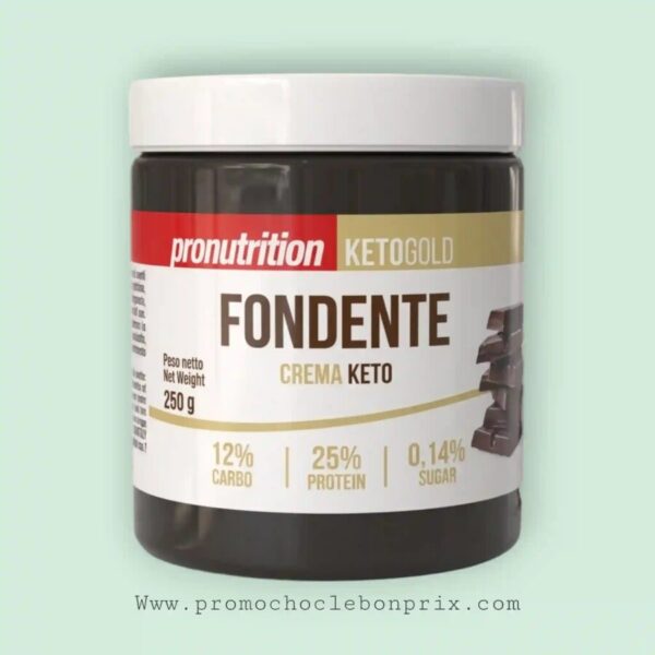 PRONUTRITION KETO GOLD
FONDENTE CHOCOLAT NOIR
