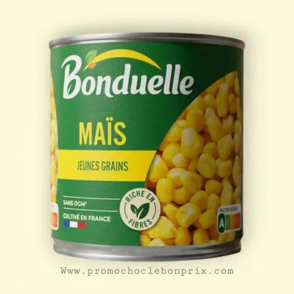 BONDUELLE MAÏS EN GRAINS SANS OGM SANS GLUTEN