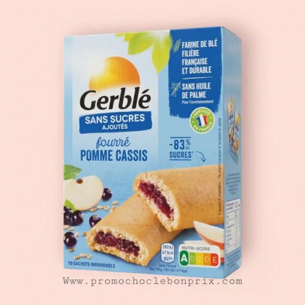 GERBLE SANS SUCRE FOURRÉ POMME CASSIS