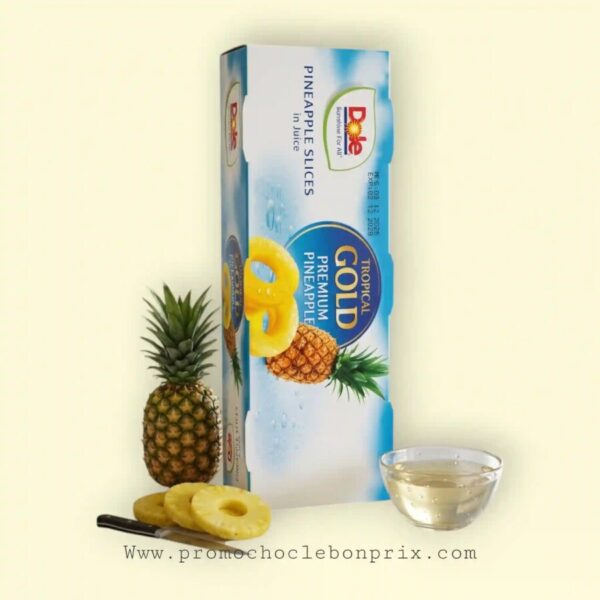 DOLE ANANAS TRANCHE SANS GLUTEN TRIPELETTE