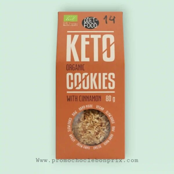 DIET FOOD COOKIES ORGANIC 80G WITH CINNAMON